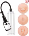 Penis Pompası 3 Adet Silikon Başlıklı