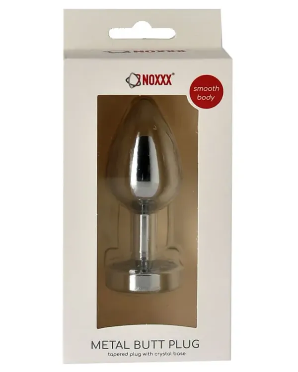 NOXXX Çelik Anal Plug Led Işıklı Orta Boy