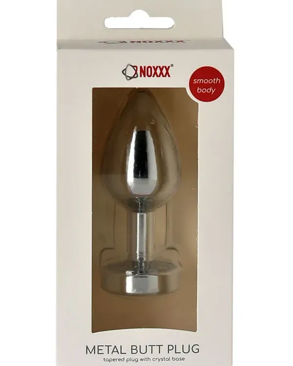 NOXXX Çelik Anal Plug Led Işıklı Orta Boy