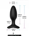 Lovense HUSH 2 Anal Plug 1.5" App Controlled