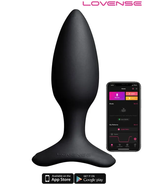 Lovense HUSH 2 Anal Plug 1.5" App Controlled