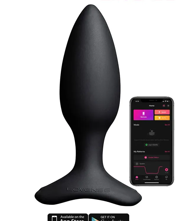 Lovense HUSH 2 Anal Plug 1.5" App Controlled