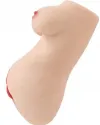 Göğüslü Anal ve Vajinal Çift Girişli Mastürbatör