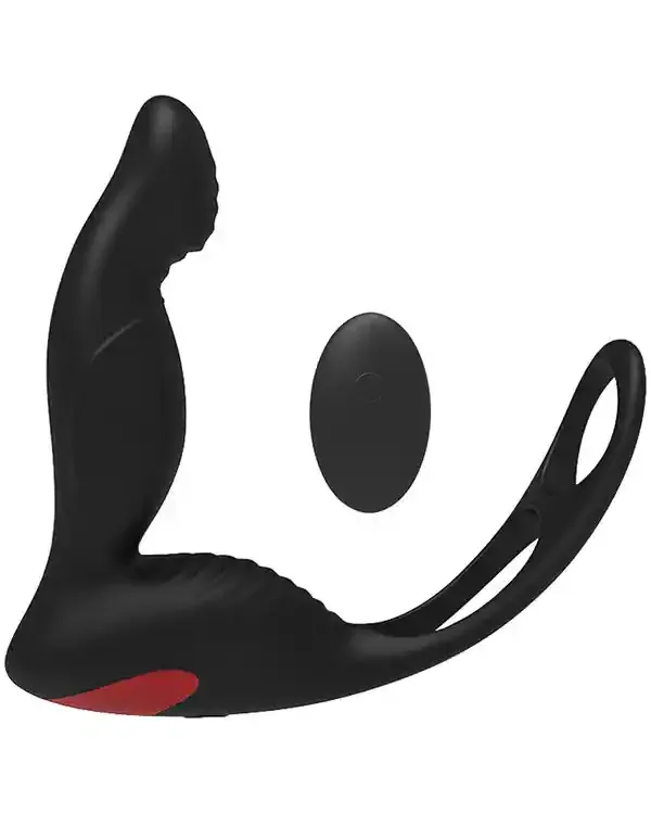 Penis Halkalı Prostat Şarjlı Uzaktan Kumandalı Anal Vibratör