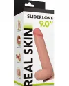 9" Dual Layer Oynar Derili Realistik Penis 23 cm