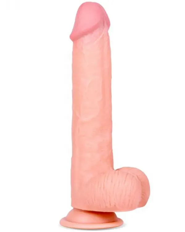 9" Dual Layer Oynar Derili Realistik Penis 23 cm