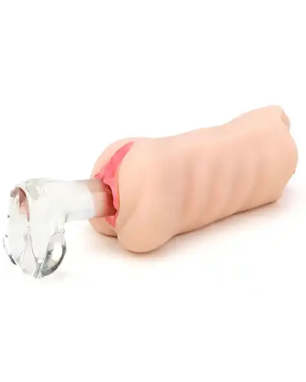 Ağız ve Vajina Girişli Stroker Mastürbatör
