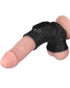 Vibrating Wave Knights Ring with Scrotum Sleeve