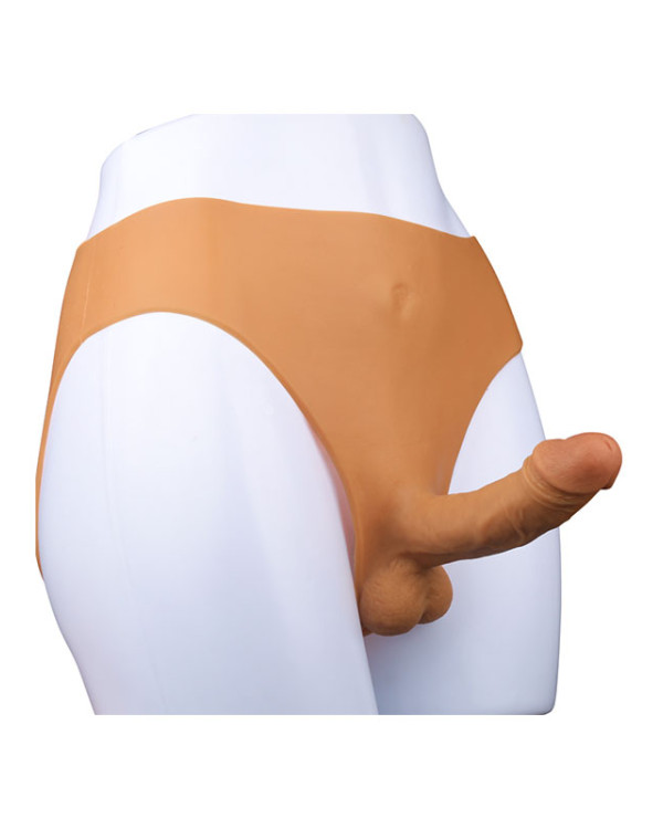 Giyilebilir İçi Dolu Silikon Dildo