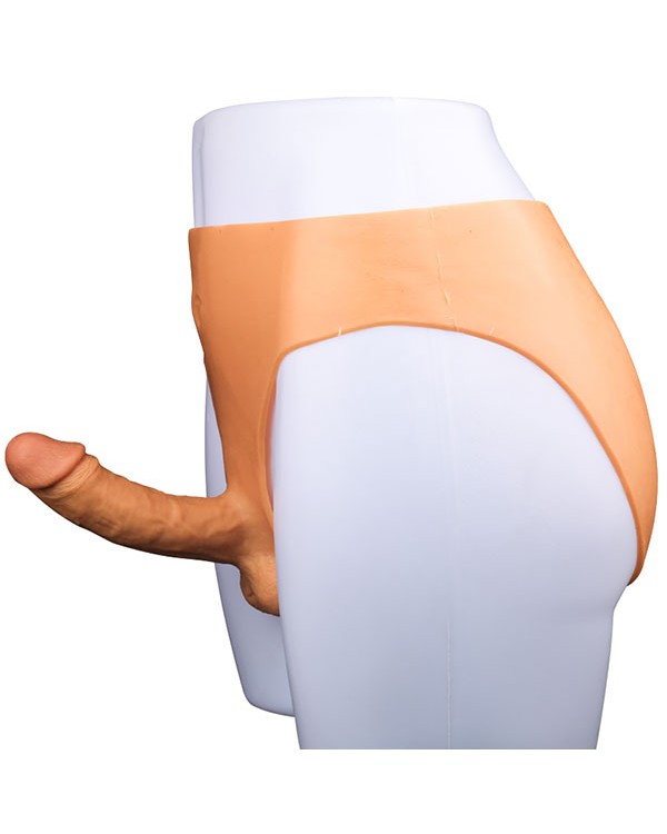 Giyilebilir İçi Dolu Silikon Dildo