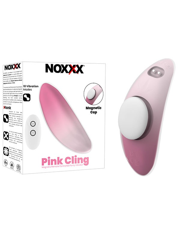 NOXXX Pink Cling Mıknatıslı Giyilebilir Uzaktan Kumandalı Vibratör