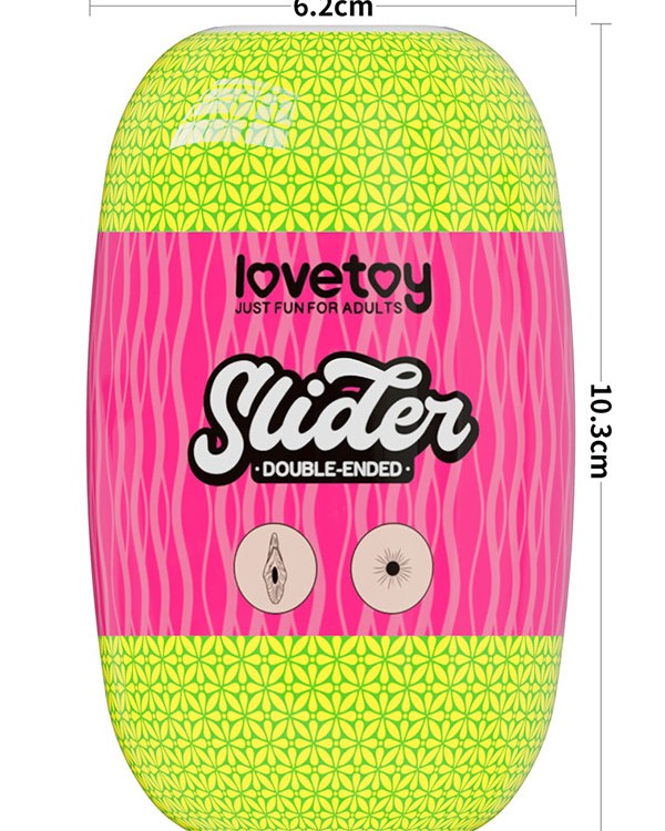 LoveToy Slider Double-Ended Anal ve Vajina Mastürbator